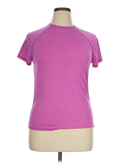 Pre-owned Lands' End Active T-shirt In Pink