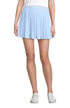 Lands' End Active Woven Pleated Skort In Blue