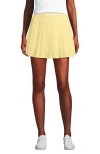 Lands' End Active Woven Pleated Skort In Yellow