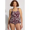 Lands' End Adjustable Scoop Neck Flutter Tankini Top