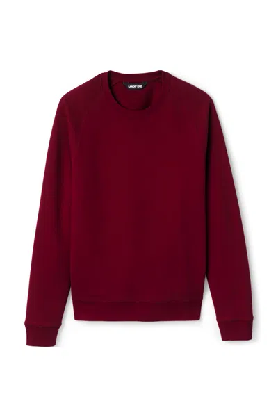 Lands' End Adult Crewneck Sweatshirt In Red