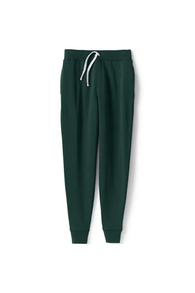 Lands' End Adult Jogger Sweatpants In Green