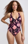 Lands' End Andie X   Tugless Elwood One Piece Swimsuit