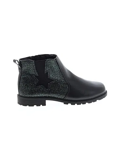 Pre-owned Lands' End Ankle Boots In Black