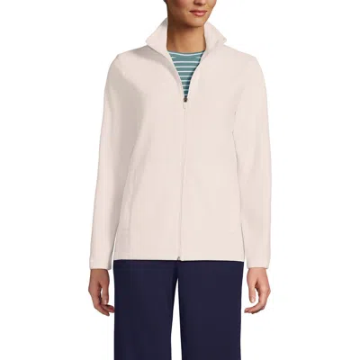Lands' End Anyweather Fleece Full Zip Jacket In Pink
