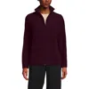 Lands' End Anyweather Fleece Full Zip Jacket In Purple