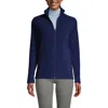 Lands' End Anyweather Fleece Full Zip Jacket In Deep Sea Navy