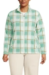 Lands' End Anyweather Fleece Full Zip Jacket In Multi