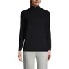 Lands' End Anyweather Fleece Quarter Zip Pullover In Black