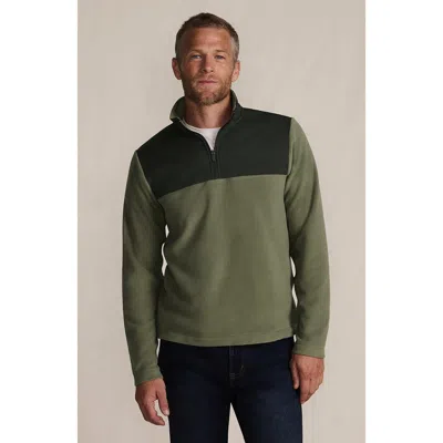 Lands' End Anyweather Fleece Quarter Zip Pullover In Multi