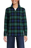 Lands' End Anyweather Fleece Quarter Zip Pullover In Multi