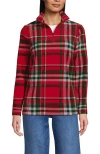 Lands' End Anyweather Fleece Quarter Zip Pullover In Multi
