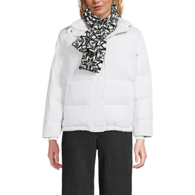 Lands' End Anyweather Fleece Scarf In Black