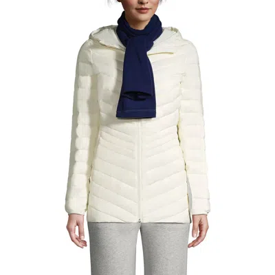 Lands' End Anyweather Fleece Scarf In Brown