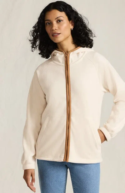 Lands' End Anyweather Raindefense Fleece Full Zip Jacket In Neutral