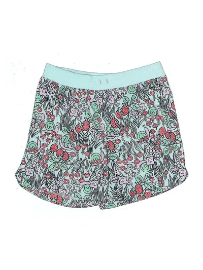 Pre-owned Lands' End Kids'  Athletic Shorts In Blue