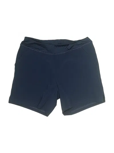 Pre-owned Lands' End Kids'  Athletic Shorts In Blue