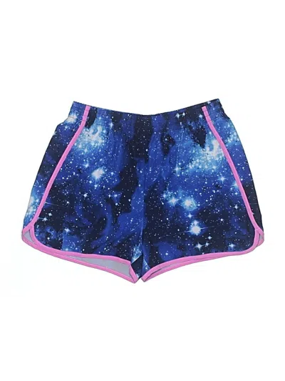 Pre-owned Lands' End Kids'  Athletic Shorts In Blue