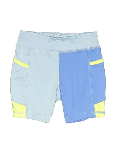 Pre-owned Lands' End Kids'  Athletic Shorts In Blue