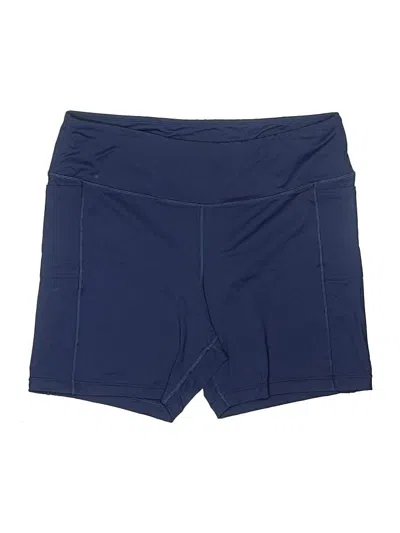 Pre-owned Lands' End Athletic Shorts In Blue