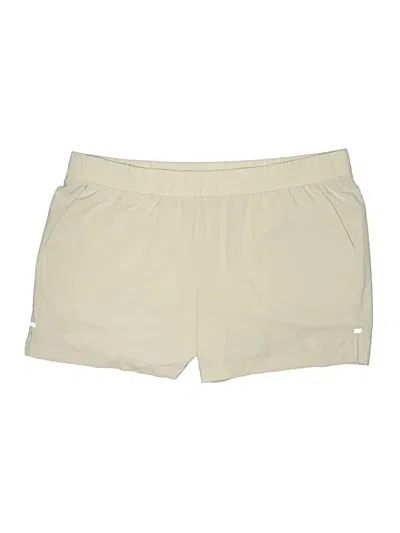 Pre-owned Lands' End Athletic Shorts In Ivory