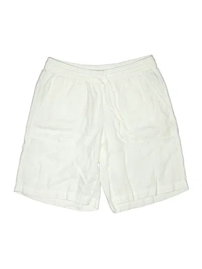 Pre-owned Lands' End Athletic Shorts In Ivory