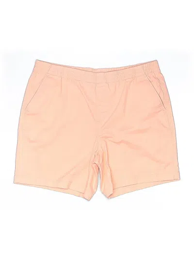 Pre-owned Lands' End Athletic Shorts In Orange