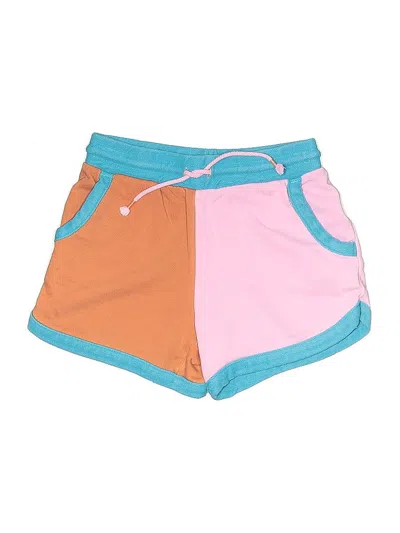 Pre-owned Lands' End Kids'  Athletic Shorts In Orange
