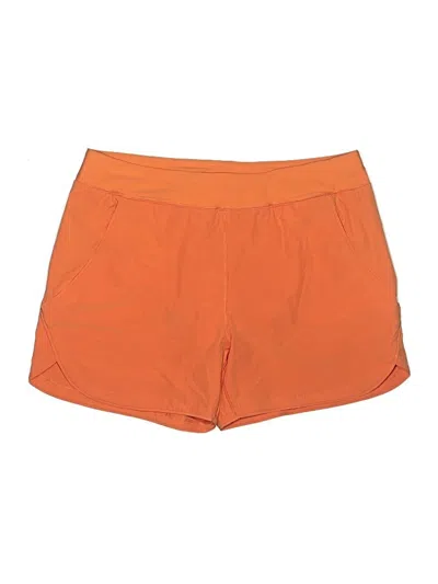 Pre-owned Lands' End Athletic Shorts In Orange