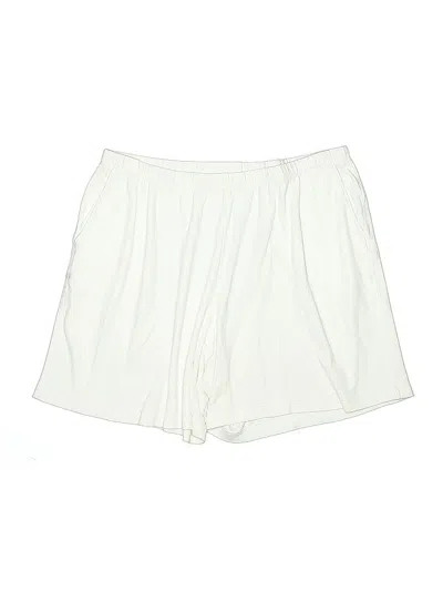 Pre-owned Lands' End Athletic Shorts In White