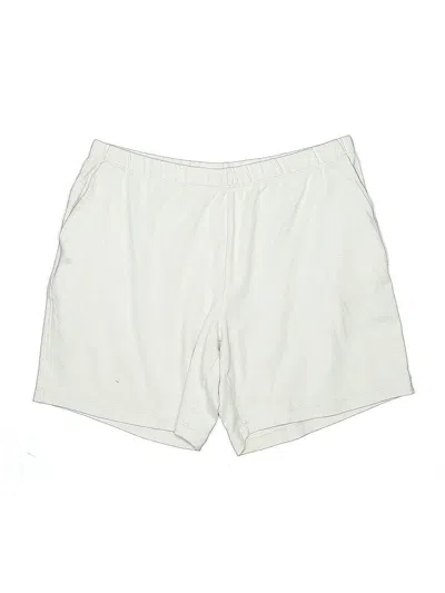 Pre-owned Lands' End Athletic Shorts In White