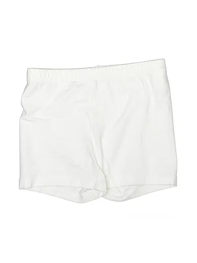 Pre-owned Lands' End Kids'  Athletic Shorts In White