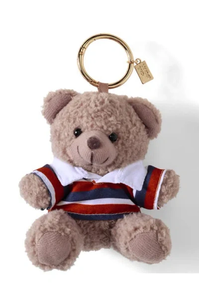 Lands' End Bag Charm In Red/navy/stripes