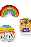 Lands' End Bag Pin Set In Multi