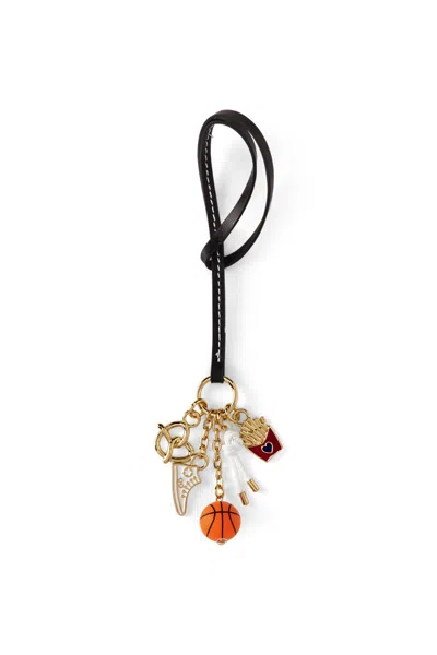 Lands' End Basketball Bag Charm In Black