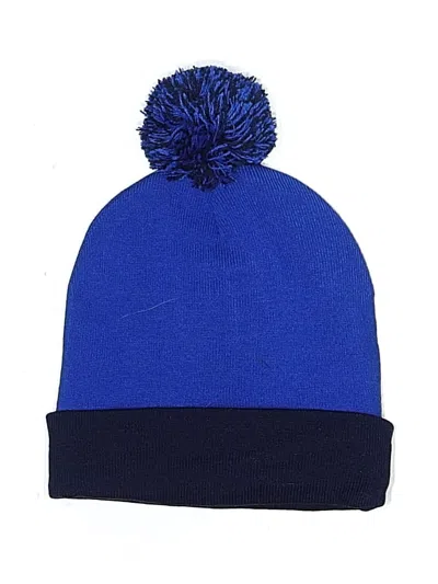 Pre-owned Lands' End Beanie Hat In Blue