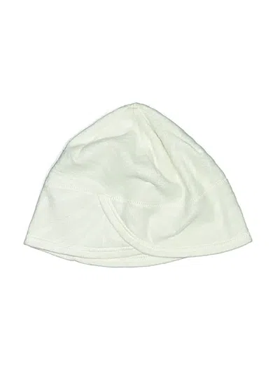 Pre-owned Lands' End Beanie Hat In Ivory