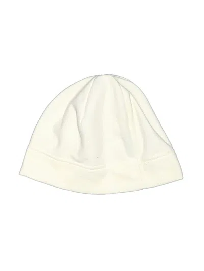Pre-owned Lands' End Beanie Hat In Ivory