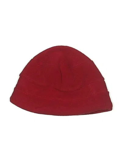 Pre-owned Lands' End Beanie Hat In Red