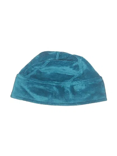 Pre-owned Lands' End Kids'  Beanie Hat In Teal