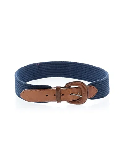 Pre-owned Lands' End Belt In Blue