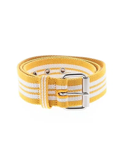 Pre-owned Lands' End Belt In Yellow