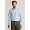 Lands' End Big And Tall Traditional Fit Pattern No Iron Supima Oxford Dress Shirt In Multi
