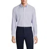 Lands' End Traditional Fit Solid No Iron Supima Oxford Dress Shirt In Blue