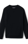 Lands' End School Uniform Kids Crew Sweatshirt In Black