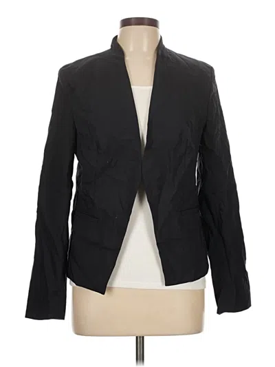 Pre-owned Lands' End Blazer Jacket In Black
