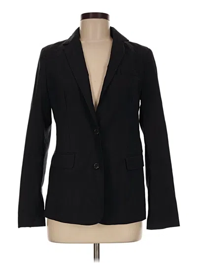 Pre-owned Lands' End Blazer Jacket In Black