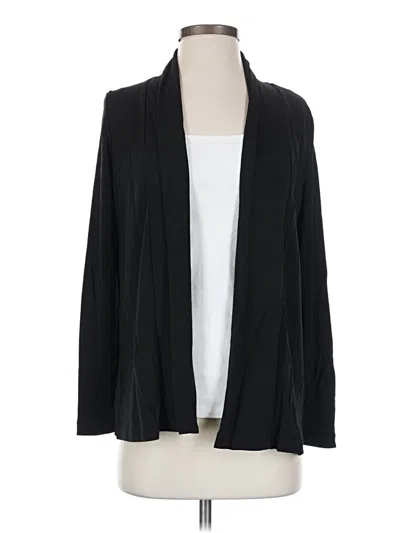 Pre-owned Lands' End Blazer Jacket In Black