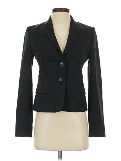Pre-owned Lands' End Blazer Jacket In Black