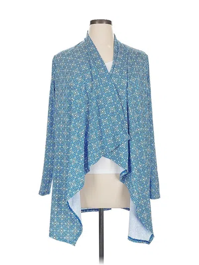 Pre-owned Lands' End Blazer Jacket In Blue